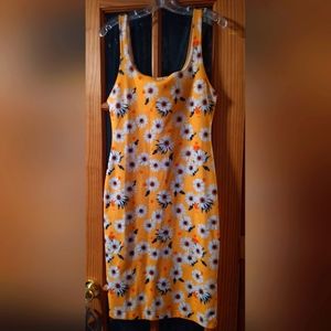 Sunflower bodycon dress